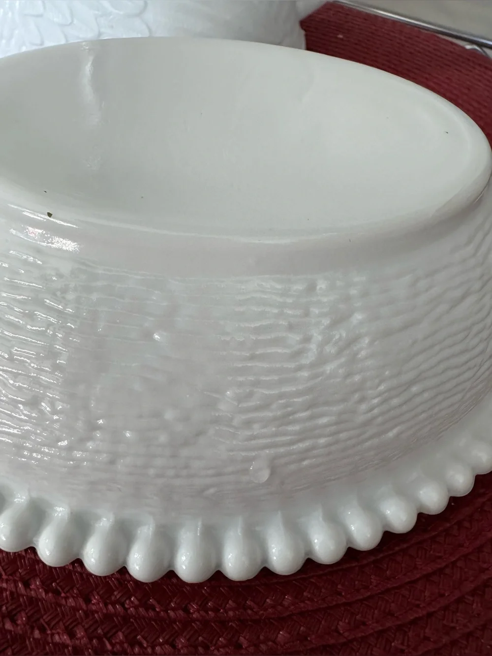 Indiana Glass White Milk Glass Hen Covered Dish